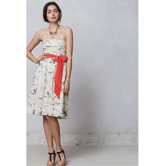Anthropologie Dresses & Skirts - Anthropologie Fetch & Frolic Dog Print Bow Dress